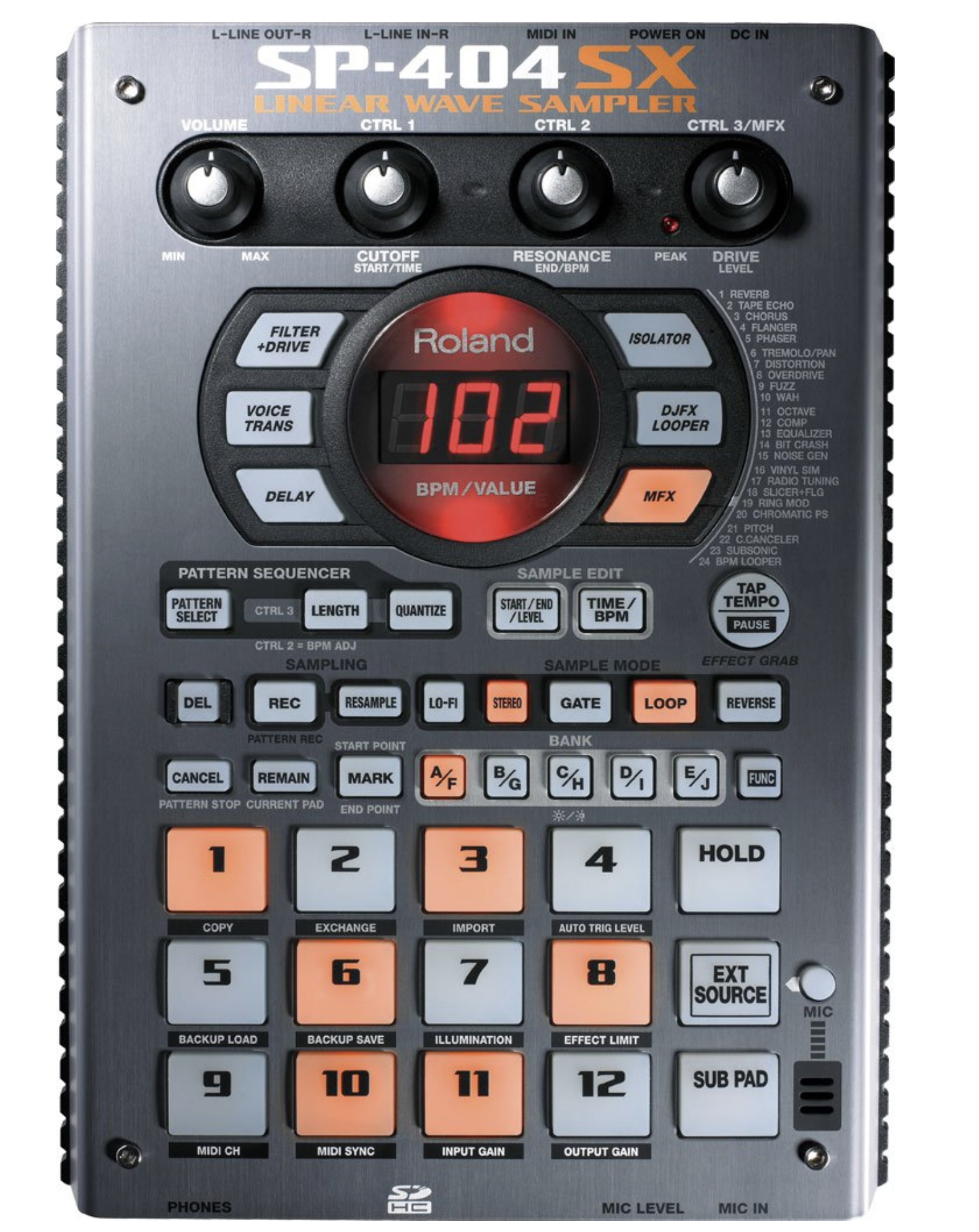 Roland Sp 404 Mk2 App